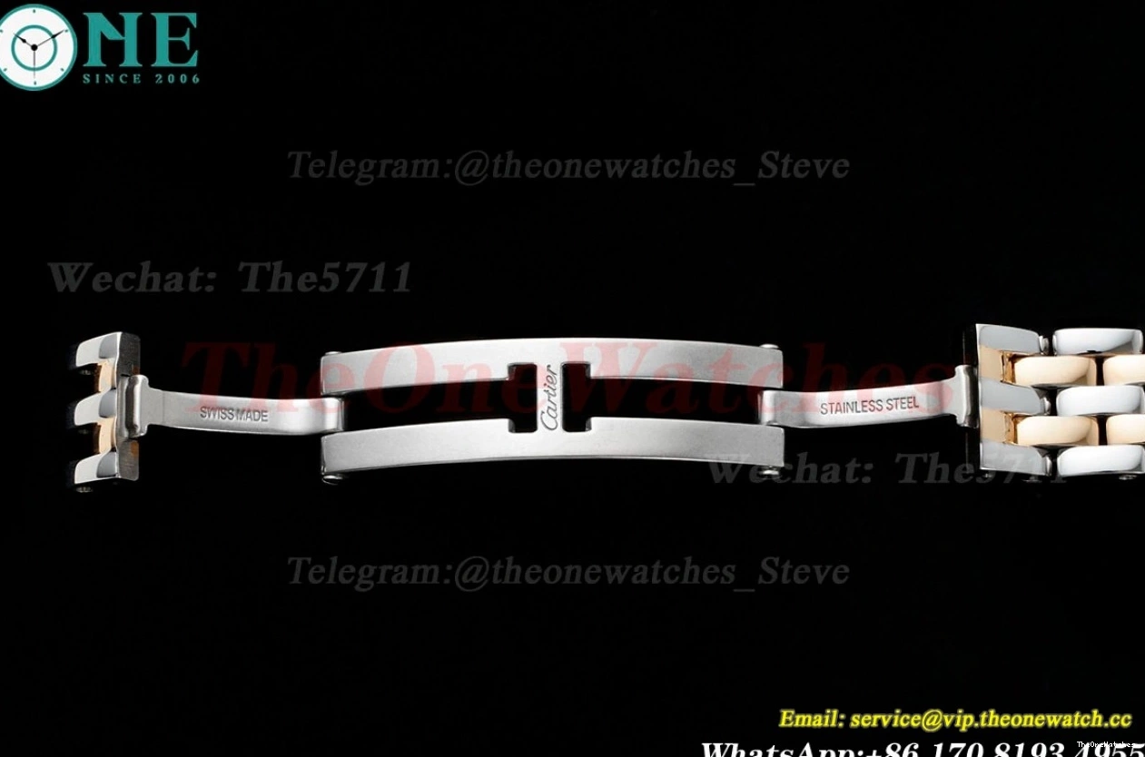 White RG Panthere AF Quartz Ladies Dia 22mm Secrete Small De SS 0521